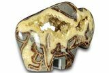 Calcite-Filled Polished Septarian Bison - Utah #301481-2